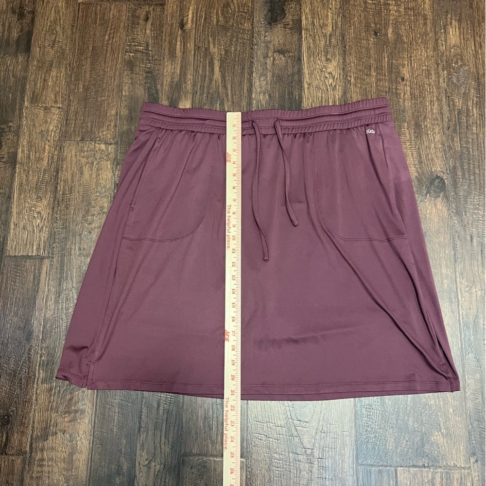 Zuda Women’s 2-Cool Skort size Women’s 1X Color Purple - Picture 9 of 9